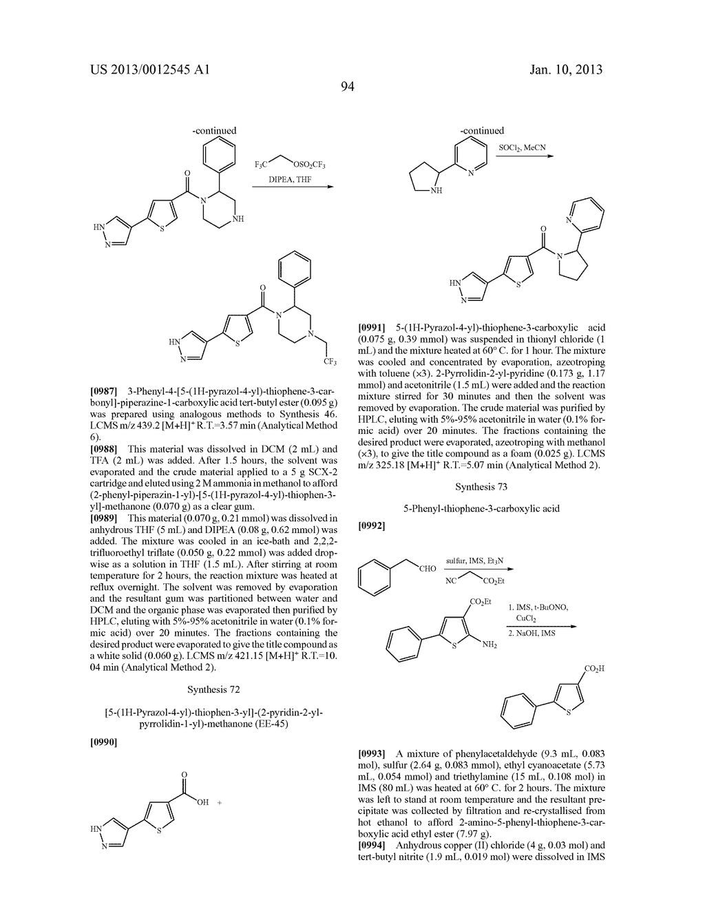 Amido-Thiophene Compounds and Their Use - diagram, schematic, and image 95