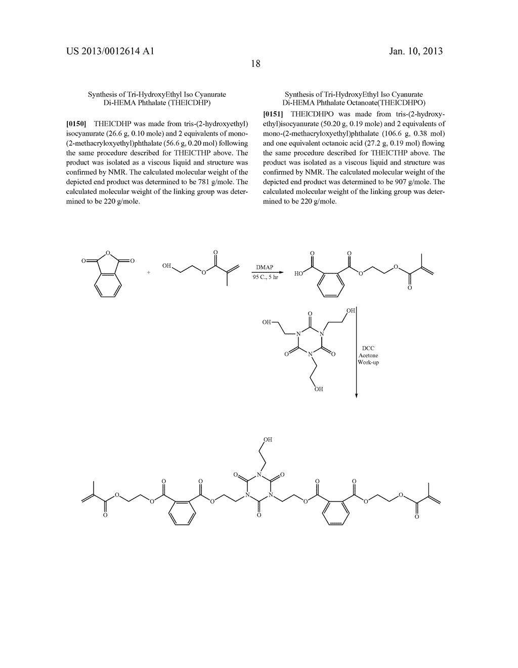 POLYMERIZABLE ISOCYANURATE MONOMERS AND DENTAL COMPOSITIONS - diagram, schematic, and image 19