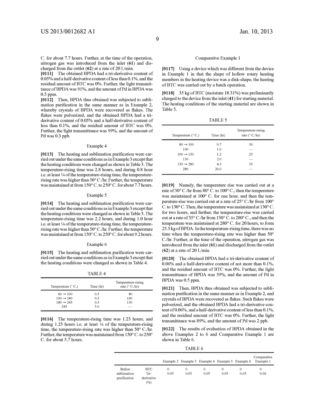 BIPHENYLTETRACARBOXYLIC ACID DIANHYDRIDE AND PROCESS FOR PRODUCING THE     SAME, AND POLYIMIDE FORMED FROM THE SAME AND PROCESS FOR PRODUCING THE     SAME - diagram, schematic, and image 13