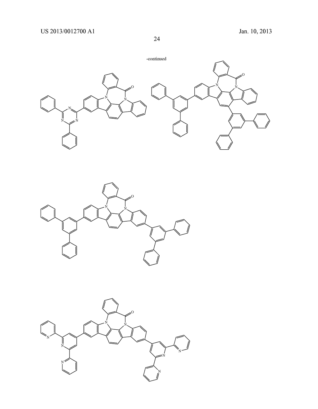 MATERIALS FOR ORGANIC ELECTROLUMINESCENT DEVICES - diagram, schematic, and image 25