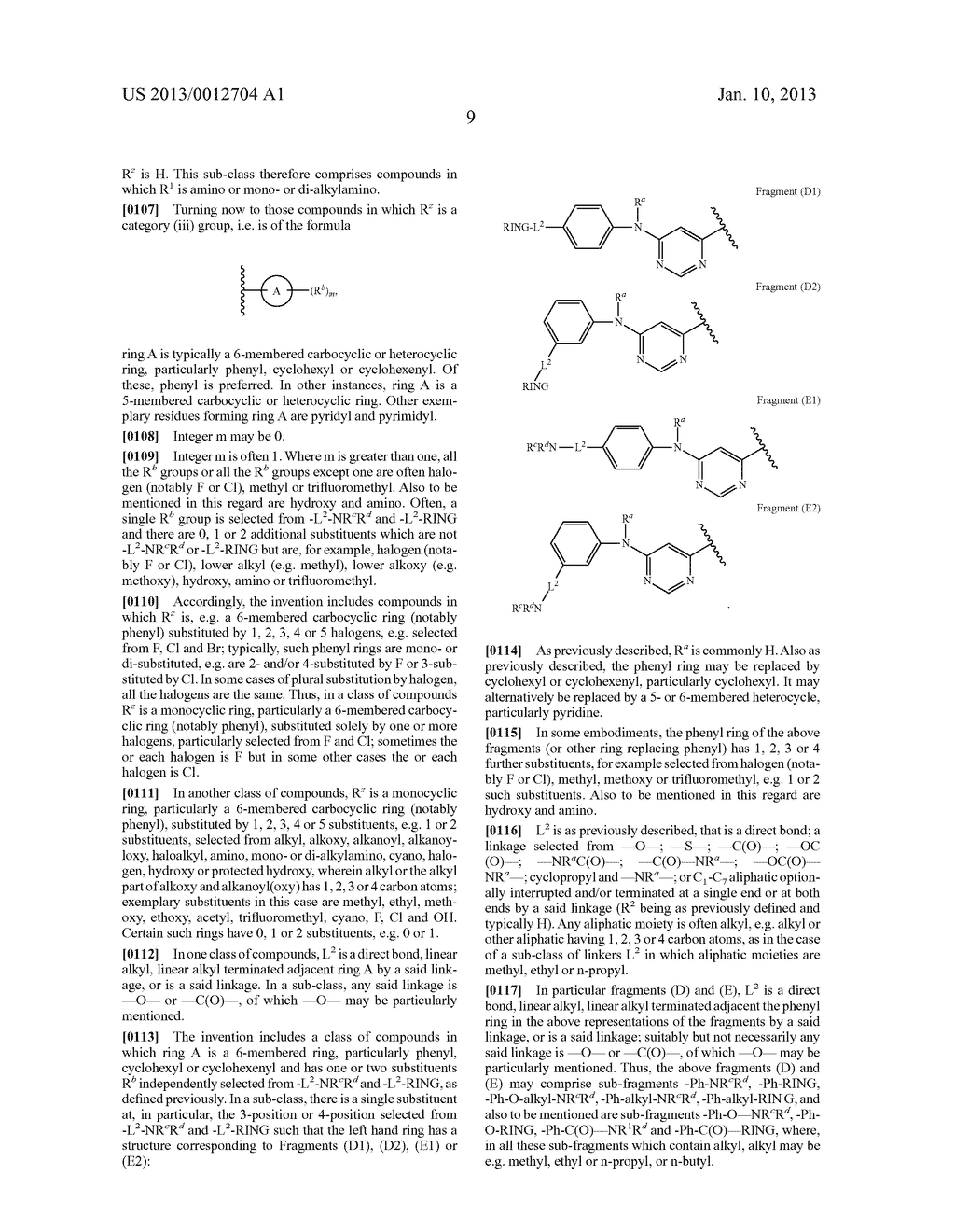 COMPOUNDS AND COMPOSITIONS AS PROTEIN KINASE INHIBITORS - diagram, schematic, and image 10