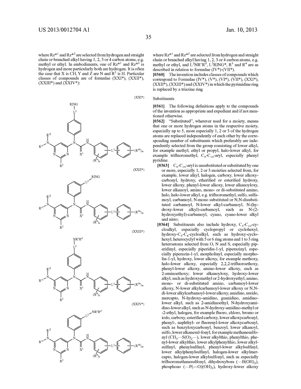 COMPOUNDS AND COMPOSITIONS AS PROTEIN KINASE INHIBITORS - diagram, schematic, and image 36