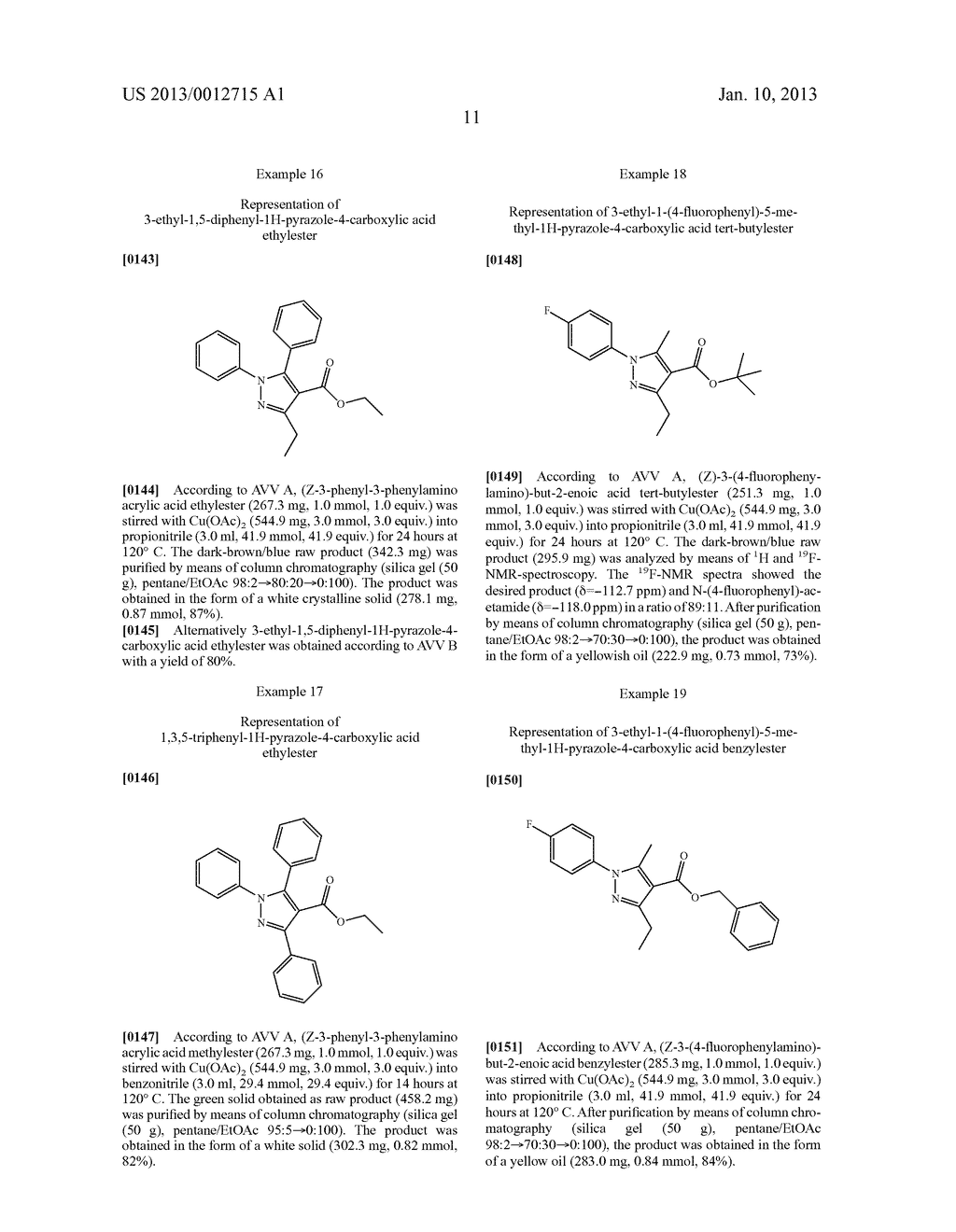 PYRAZOLE SYNTHESIS BY COUPLING OF CARBOXYLIC ACID DERIVATIVES AND ENAMINES - diagram, schematic, and image 12