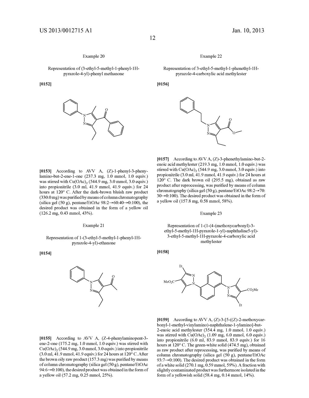 PYRAZOLE SYNTHESIS BY COUPLING OF CARBOXYLIC ACID DERIVATIVES AND ENAMINES - diagram, schematic, and image 13