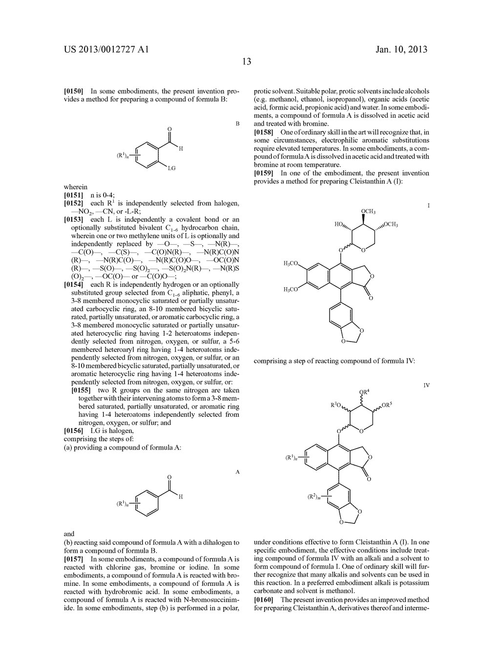 SYNTHESIS OF CLEISTANTHIN A AND DERIVATIVES THEREOF - diagram, schematic, and image 14