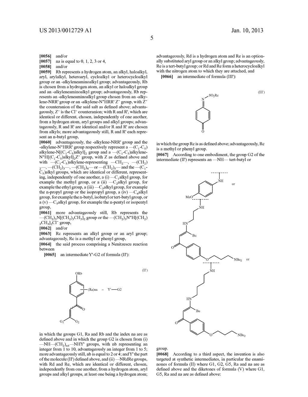 KETOBENZOFURAN DERIVATIVES, METHOD FOR SYNTHESIZING SAME, AND     INTERMEDIATES - diagram, schematic, and image 06