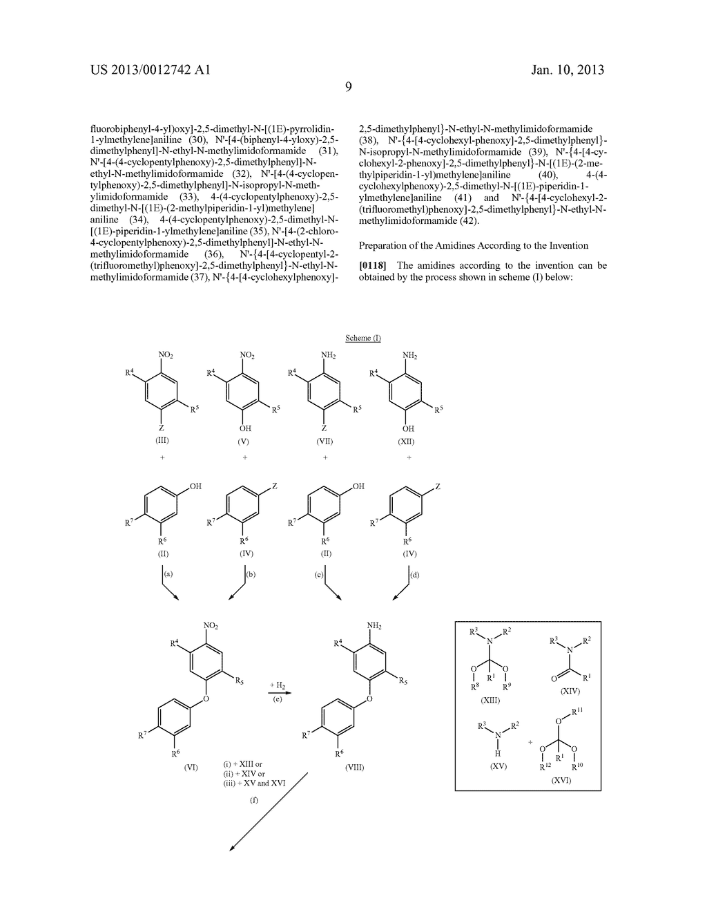 4-CYCLOALKYL OR 4-SUBSTITUTED PHENOXYPHENYLAMIDINES AND USE THEREOF AS     FUNGICIDES - diagram, schematic, and image 10