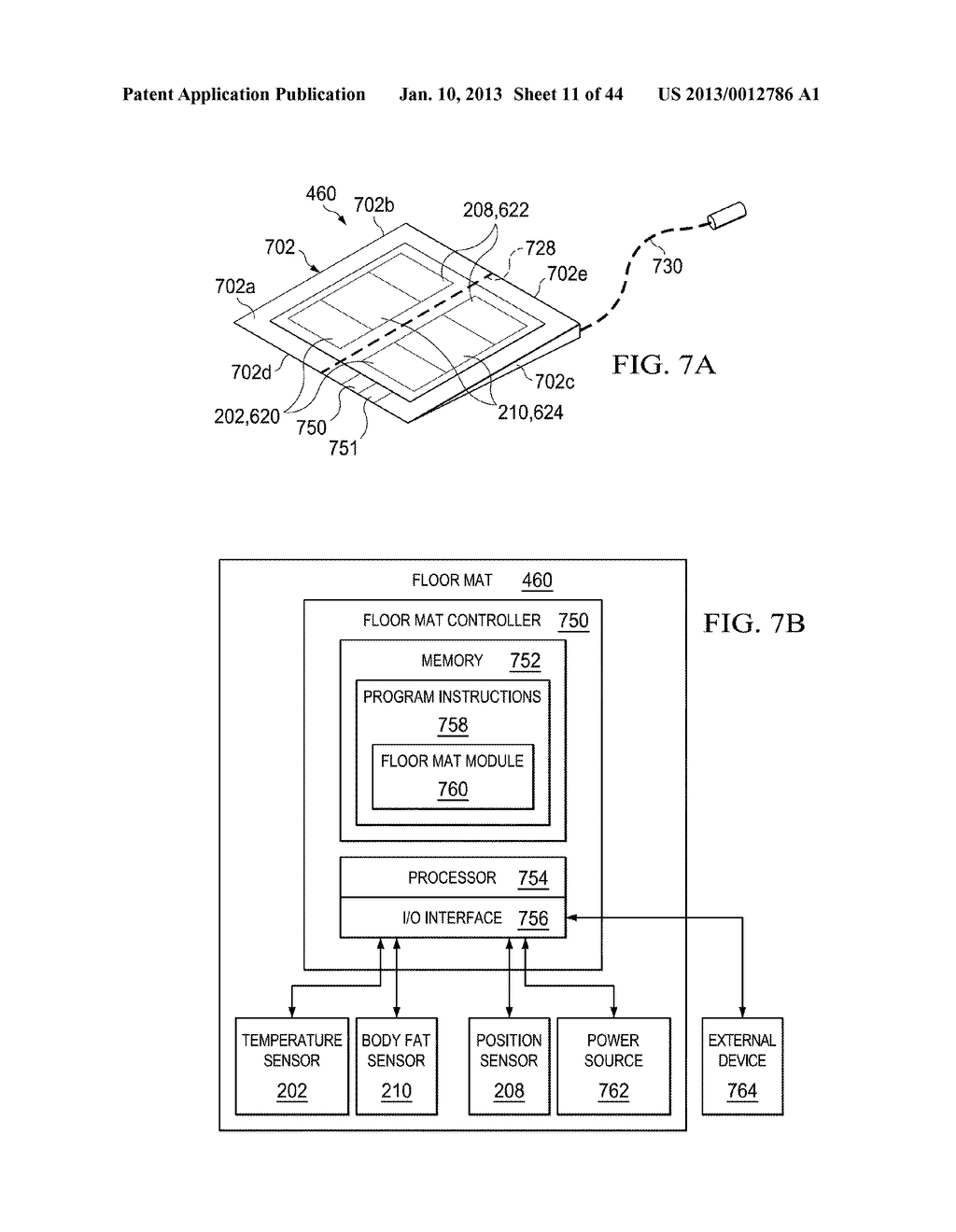 Chair Pad System and Associated, Computer Medium and Computer-Implemented     Methods for Monitoring and Improving Health and Productivity of Employees - diagram, schematic, and image 12