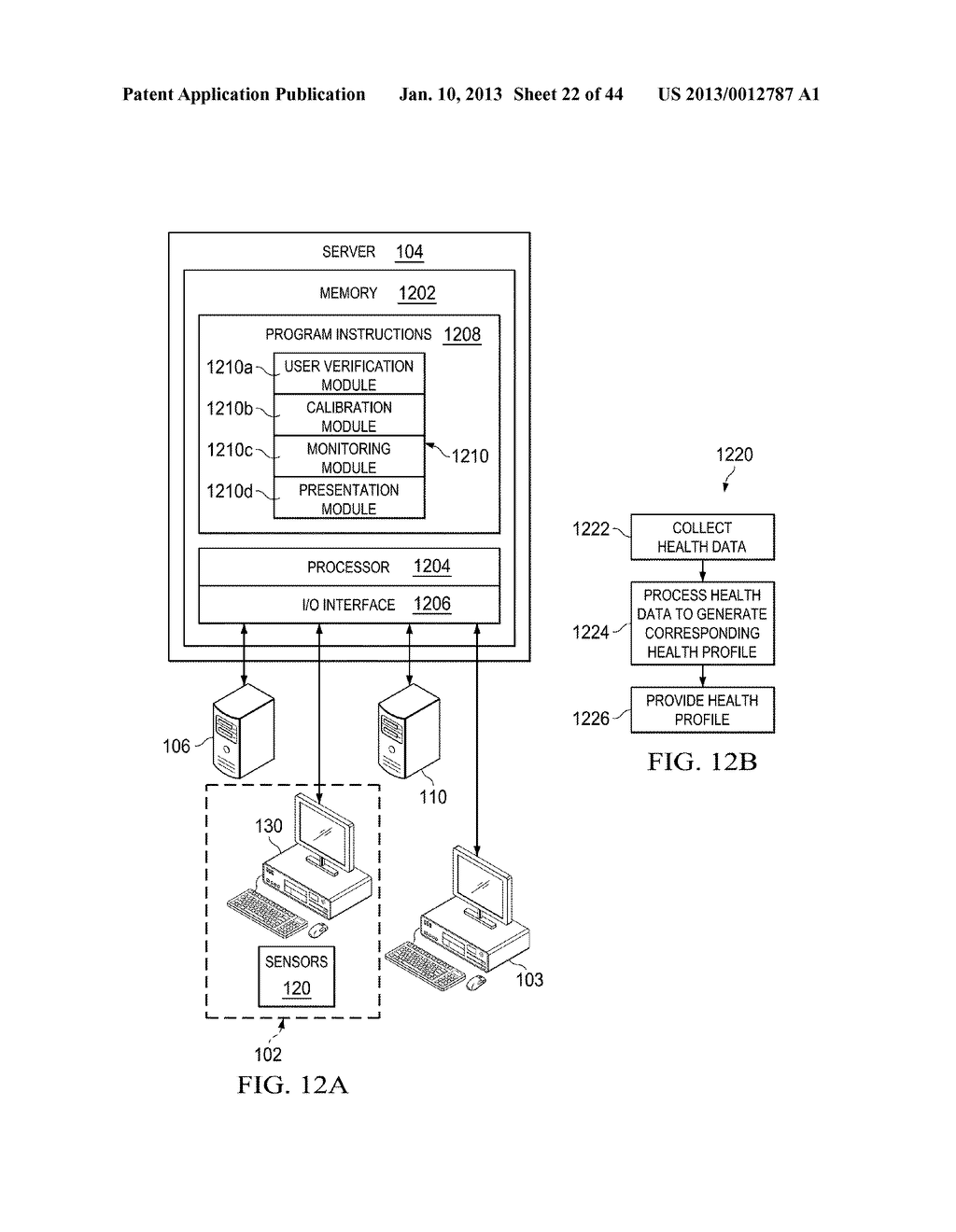 Floor Mat System and Associated, Computer Medium and Computer-Implemented     Methods for Monitoring and Improving Health and Productivity of Employees - diagram, schematic, and image 23