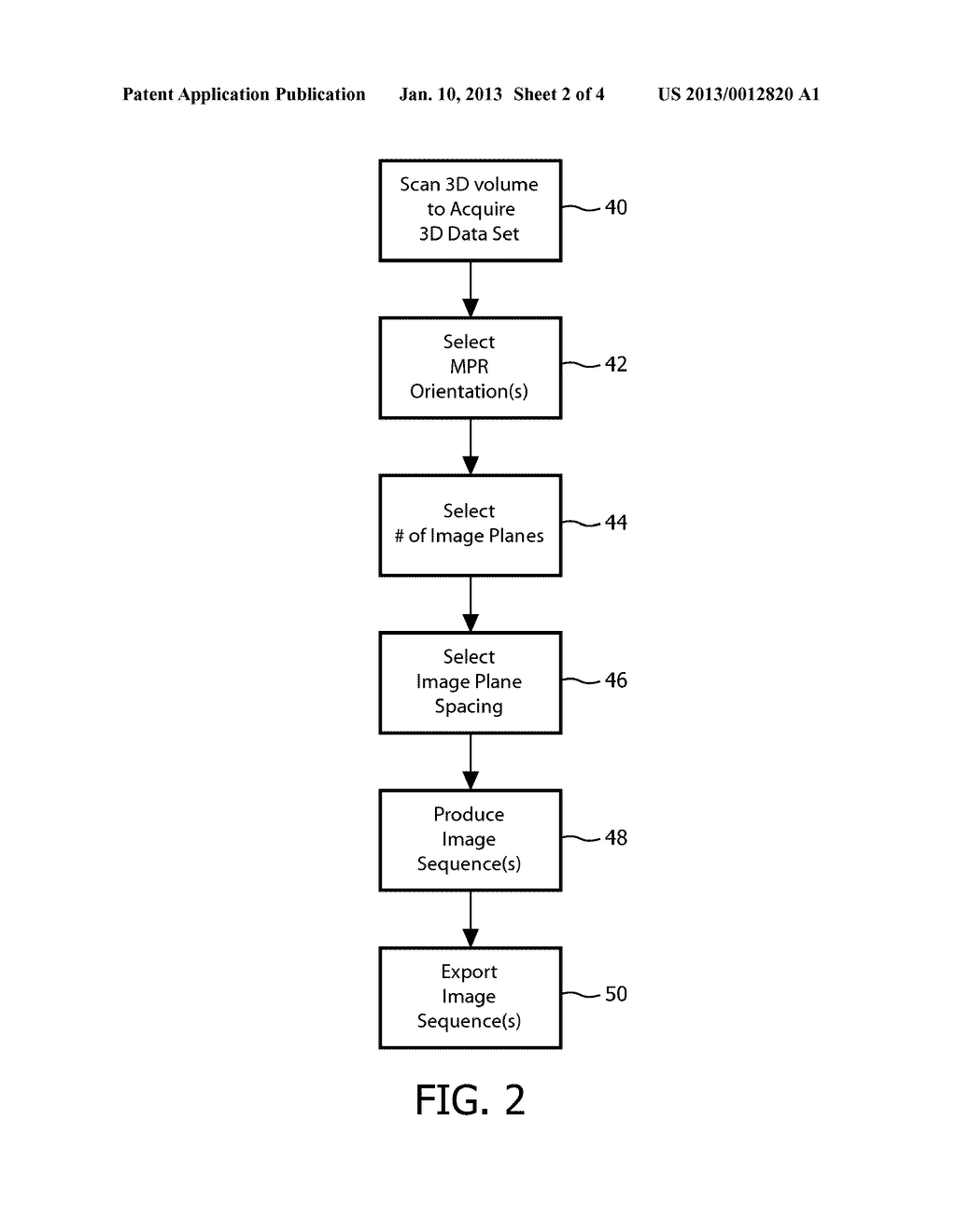 VOLUMETRIC ULTRASOUND IMAGE DATA REFORMATTED AS AN IMAGE PLANE SEQUENCE - diagram, schematic, and image 03