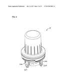 DEVICE FOR INSERTION OF A CANNULA OF AN INFUSION DEVICE AND METHOD diagram and image