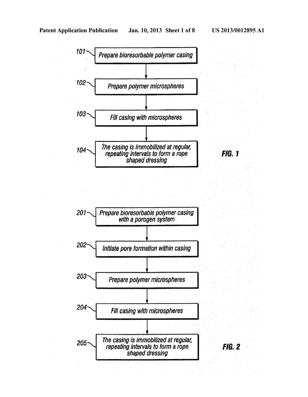 POROUS BIORESORBABLE LINKED DRESSING COMPRISING MICROSPHERES AND METHODS     OF MAKING SAME - diagram, schematic, and image 02