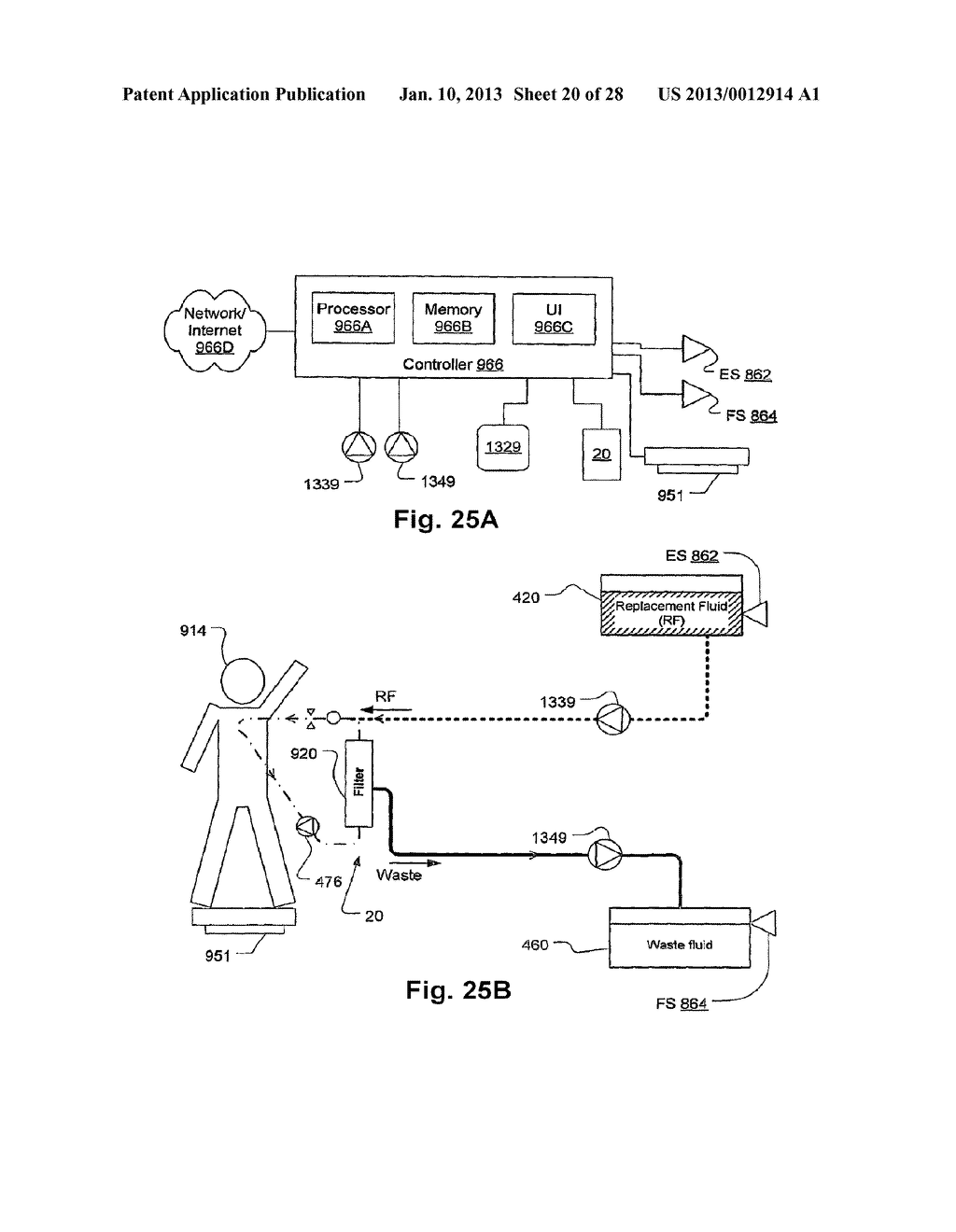 WASTE BALANCING FOR EXTRACORPOREAL BLOOD TREATMENT SYSTEMS - diagram, schematic, and image 21