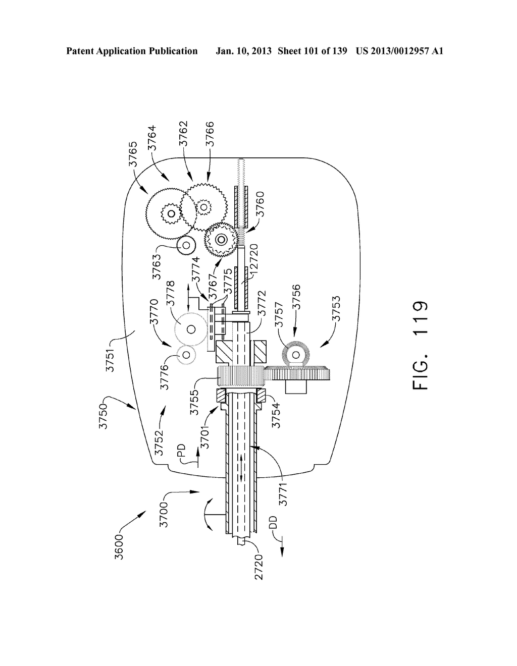 AUTOMATED END EFFECTOR COMPONENT RELOADING SYSTEM FOR USE WITH A ROBOTIC     SYSTEM - diagram, schematic, and image 102