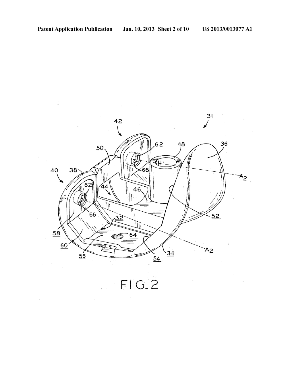 METHOD AND APPARATUS FOR AUGMENTING THE POSTERIOR ASPECT OF A FEMORAL KNEE     JOINT PROSTHESIS COMPONENT - diagram, schematic, and image 03