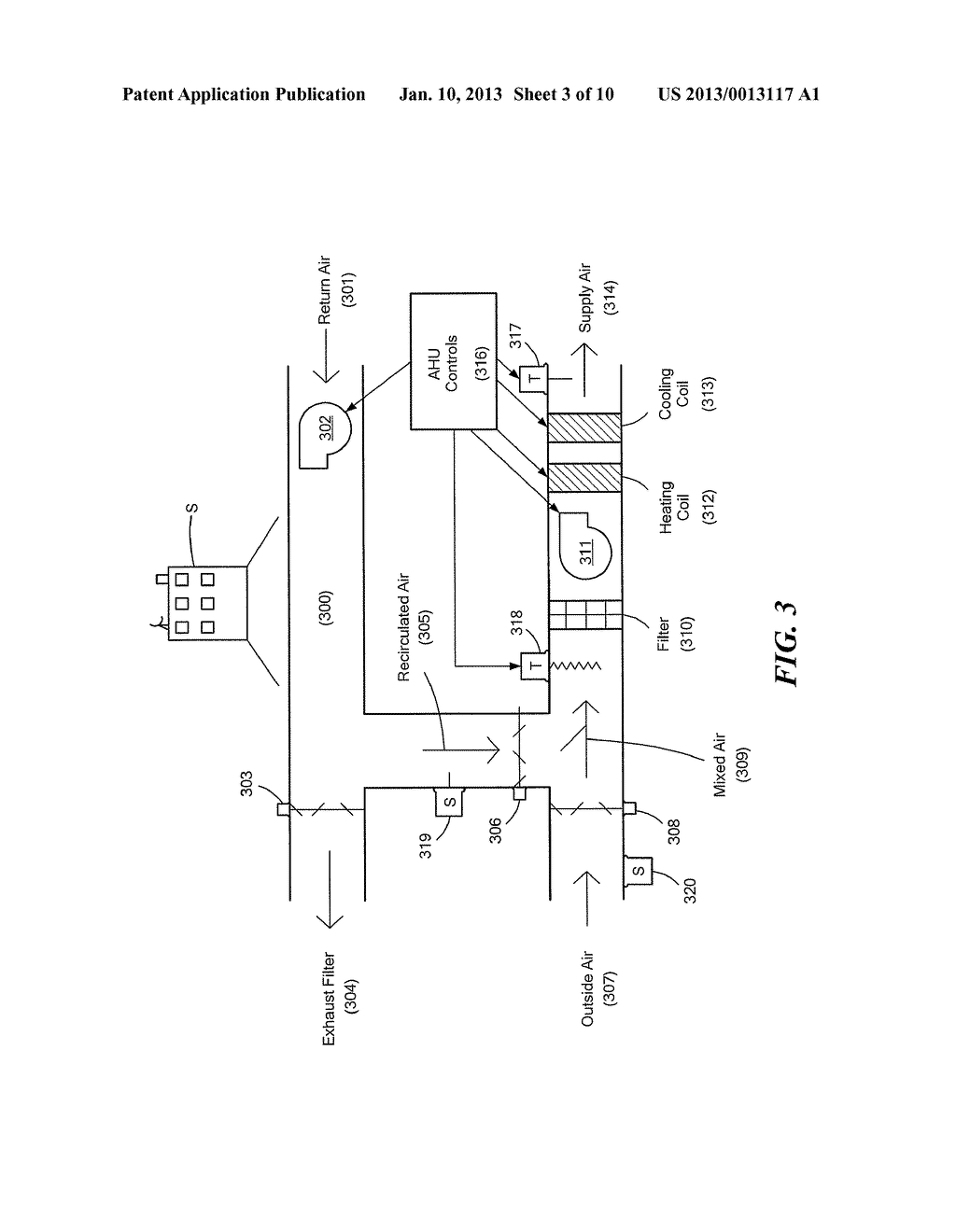 METHODS AND APPARATUS FOR DIFFERENTIAL ENERGY BASED AIRSIDE ECONOMIZER     CHANGEOVER - diagram, schematic, and image 04