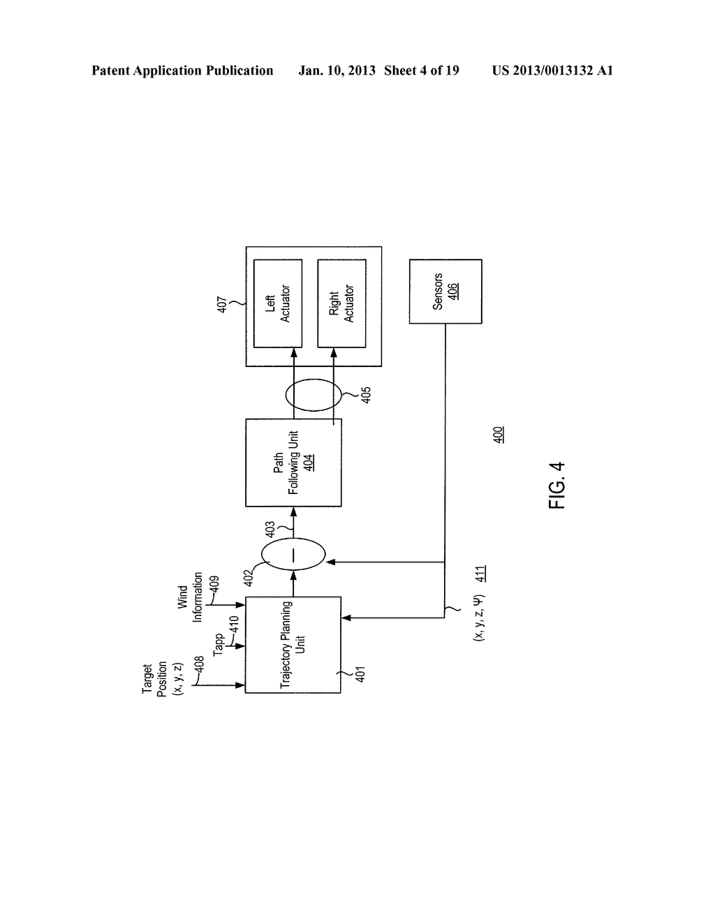 AUTOMATIC PARAFOIL TURN CALCULATION METHOD AND APPARATUS - diagram, schematic, and image 05