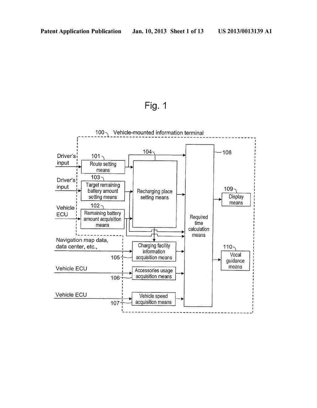 Information Terminal and Cruise Controller for Electric-Powered Vehicle - diagram, schematic, and image 02