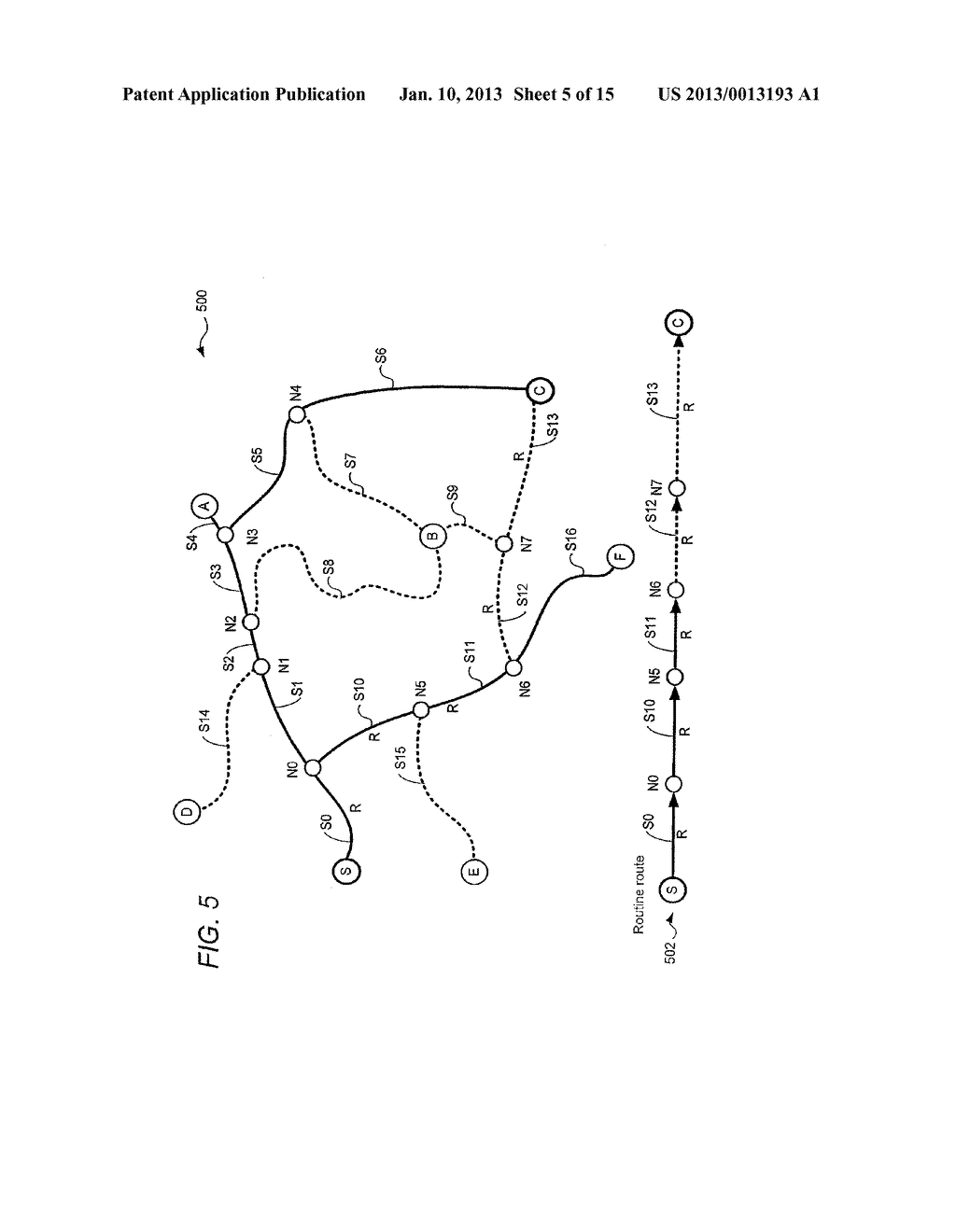 Method and System for Using Routine Driving Information in Mobile     Interactive Satellite Services - diagram, schematic, and image 06