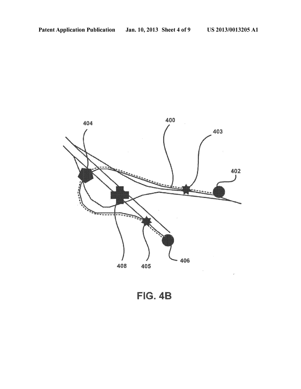 METHOD FOR REPRESENTING LINEAR FEATURES IN A LOCATION CONTENT MANAGEMENT     SYSTEM - diagram, schematic, and image 05