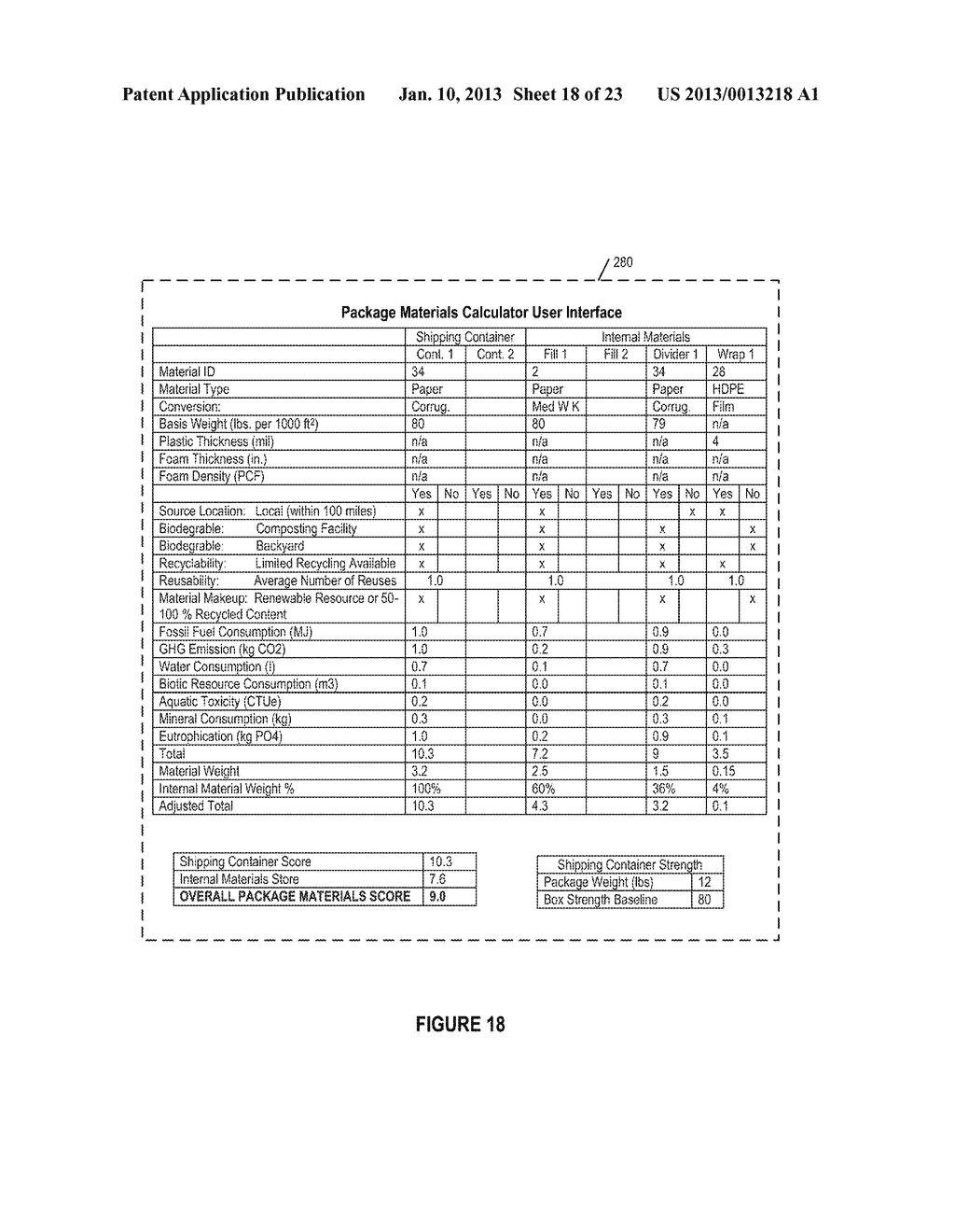 SYSTEMS AND METHODS FOR EVALUATING ENVIRONMENTAL ASPECTS OF SHIPPING     SYSTEMS - diagram, schematic, and image 19