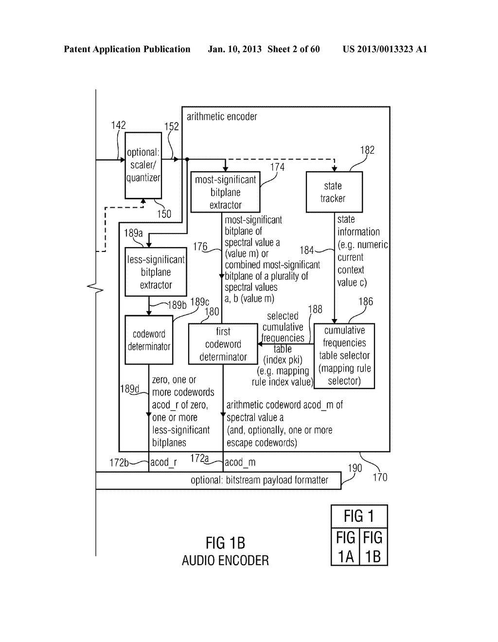 AUDIO ENCODER, AUDIO DECODER, METHOD FOR ENCODING AND AUDIO INFORMATION,     METHOD FOR DECODING AN AUDIO INFORMATION AND COMPUTER PROGRAM USING A     MODIFICATION OF A NUMBER REPRESENTATION OF A NUMERIC PREVIOUS CONTEXT     VALUE - diagram, schematic, and image 03