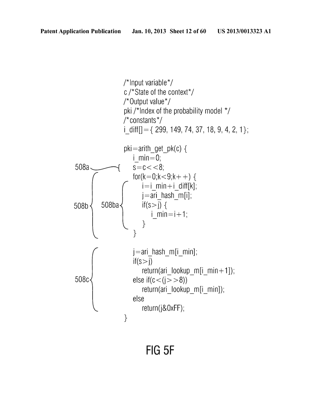 AUDIO ENCODER, AUDIO DECODER, METHOD FOR ENCODING AND AUDIO INFORMATION,     METHOD FOR DECODING AN AUDIO INFORMATION AND COMPUTER PROGRAM USING A     MODIFICATION OF A NUMBER REPRESENTATION OF A NUMERIC PREVIOUS CONTEXT     VALUE - diagram, schematic, and image 13
