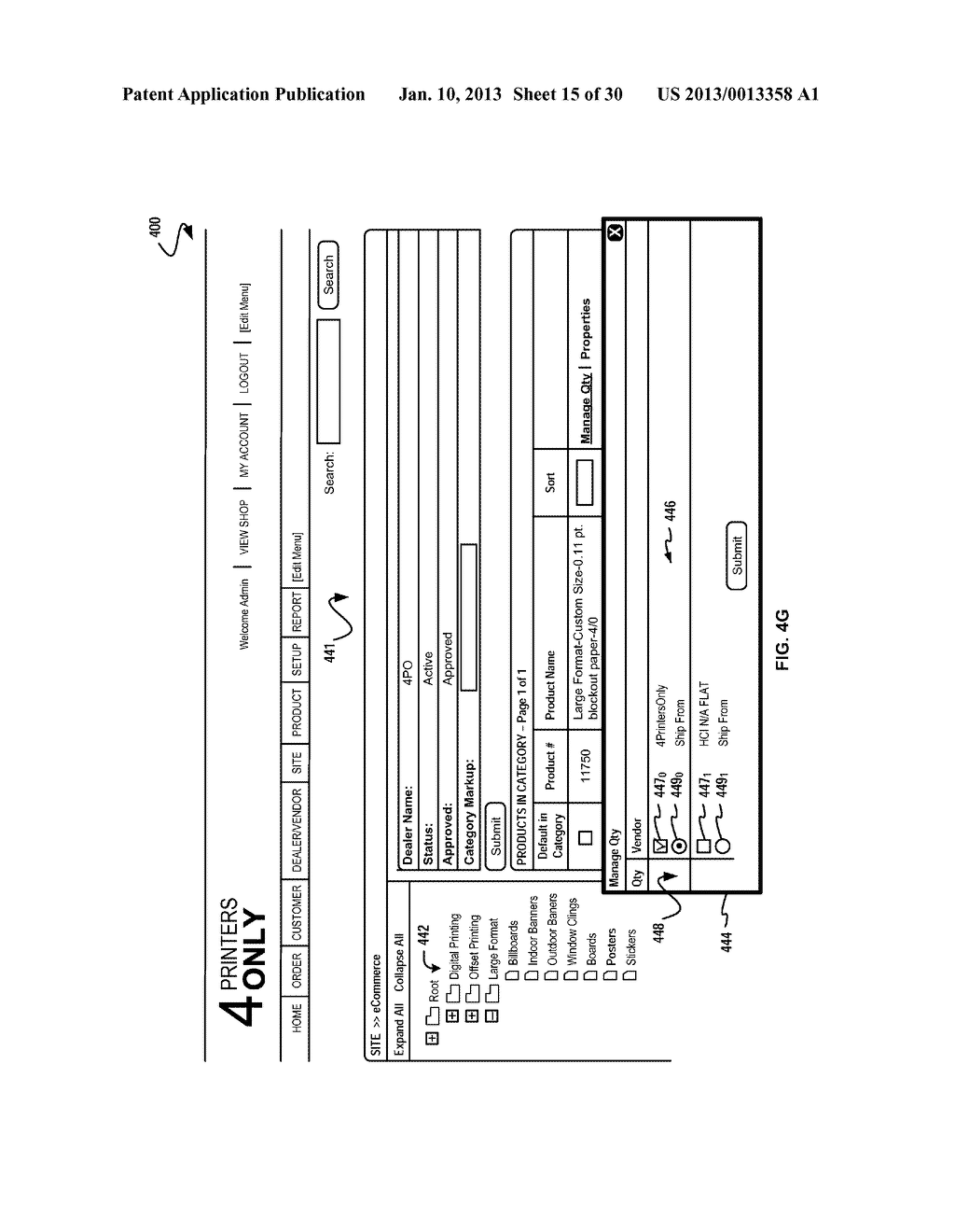 E-COMMERCE CONTENT MANAGEMENT SYSTEM FOR DEALER SELF-ROUTING - diagram, schematic, and image 16