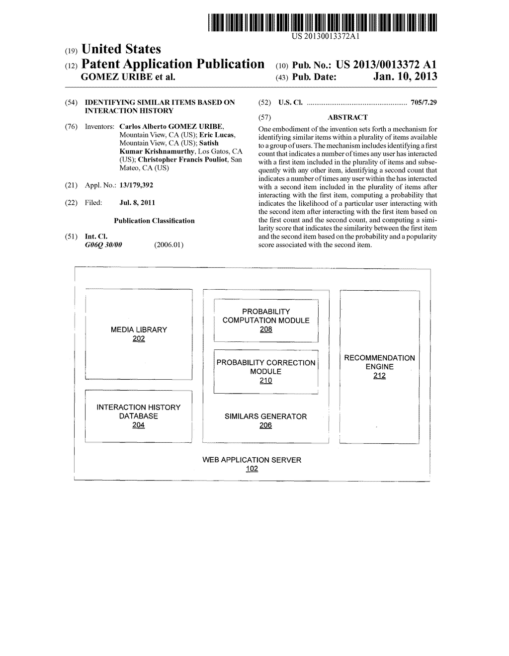 Identifying Similar Items Based on Interaction History - diagram, schematic, and image 01