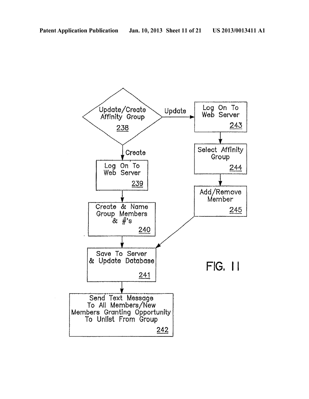 SYSTEM AND METHOD OF ACCESSING AND RECORDING MESSAGES AT COORDINATE WAY     POINTS - diagram, schematic, and image 12
