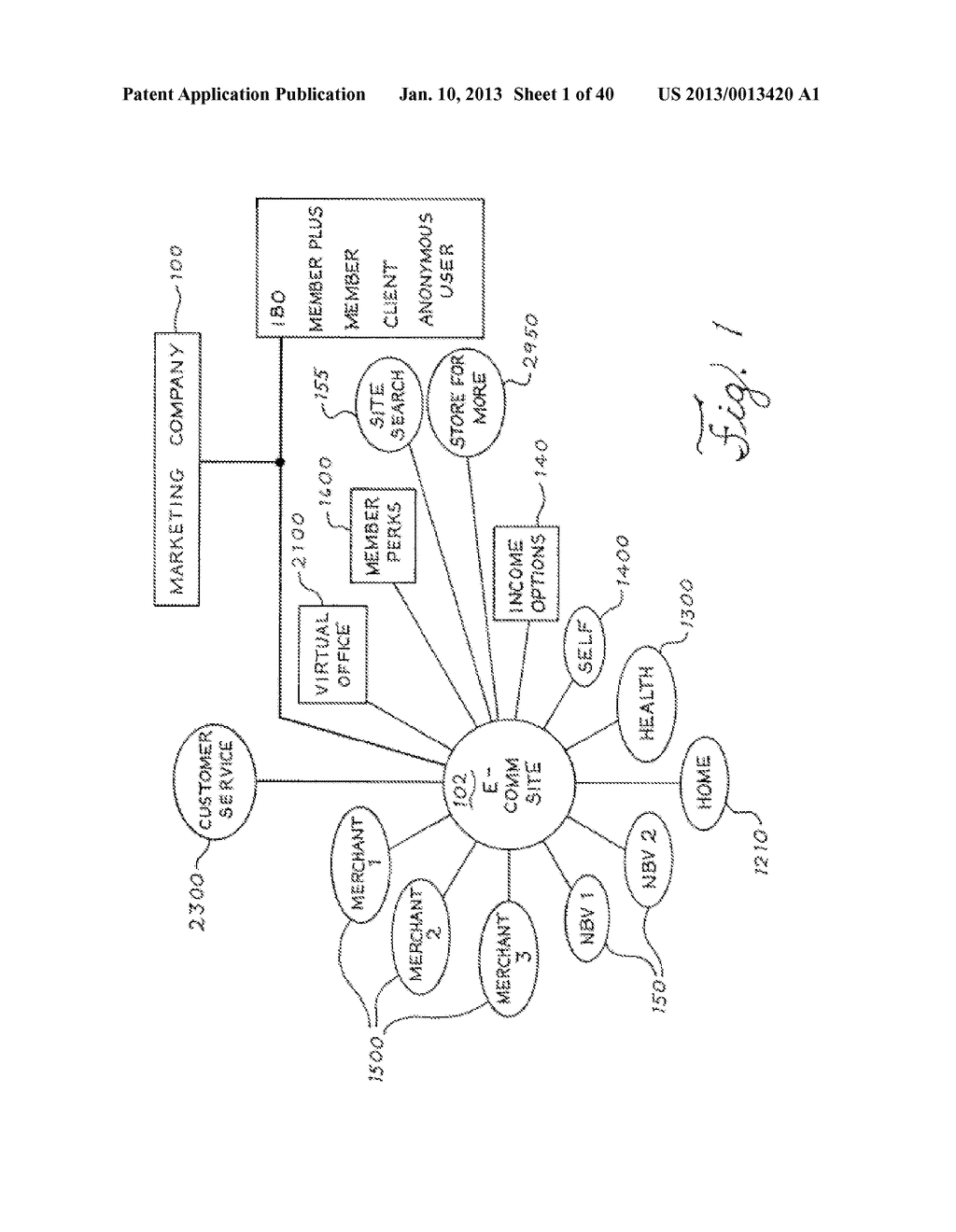 ELECTRONIC COMMERCE TRANSACTIONS WITHIN A MARKETING SYSTEM THAT MAY     CONTAIN A MEMBERSHIP BUYING OPPORTUNITY - diagram, schematic, and image 02