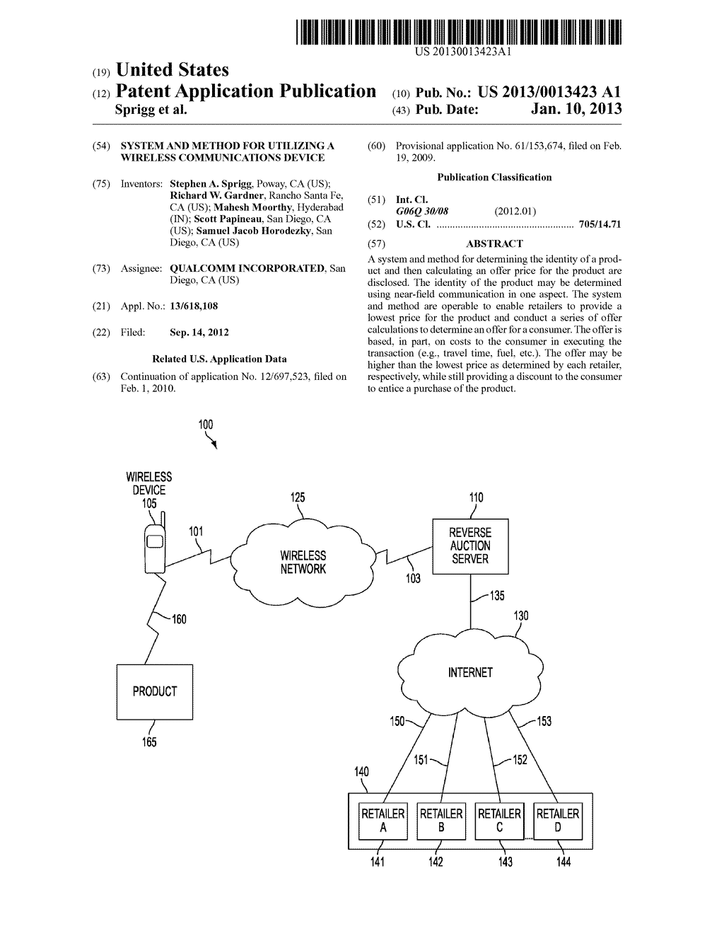 SYSTEM AND METHOD FOR UTILIZING A WIRELESS COMMUNICATIONS DEVICE - diagram, schematic, and image 01