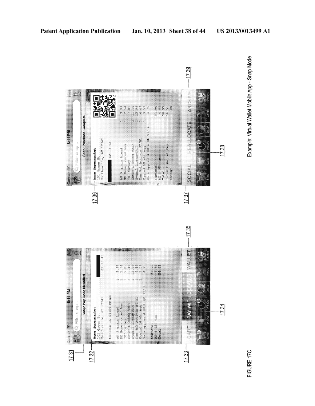 ELECTRONIC WALLET CHECKOUT PLATFORM APPARATUSES, METHODS AND SYSTEMS - diagram, schematic, and image 39