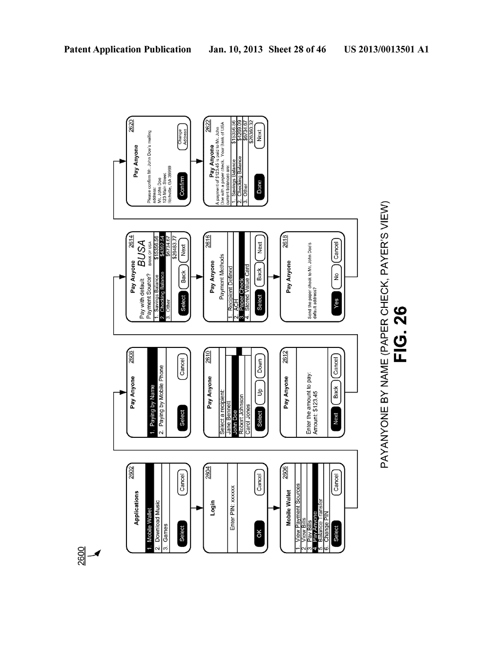 METHODS AND SYSTEMS FOR MAKING A PAYMENT VIA A STORED VALUE CARD IN A     MOBILE ENVIRONMENT - diagram, schematic, and image 29