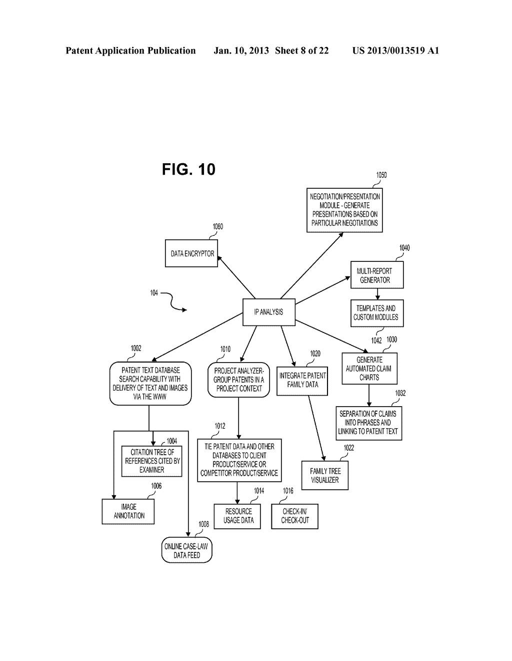 METHOD AND SYSTEM FOR ELECTRONIC IP PROSECUTION - diagram, schematic, and image 09