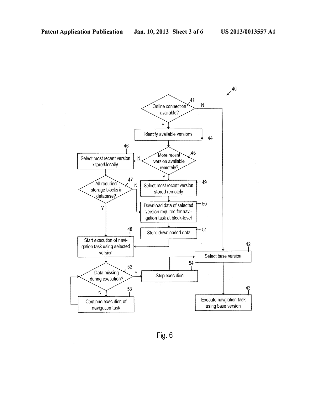 METHOD OF UPDATING A DATABASE OF A NAVIGATION DEVICE AND NAVIGATION DEVICE - diagram, schematic, and image 04