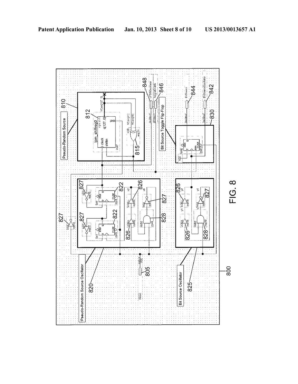 RANDOM NUMBER GENERATOR - diagram, schematic, and image 09