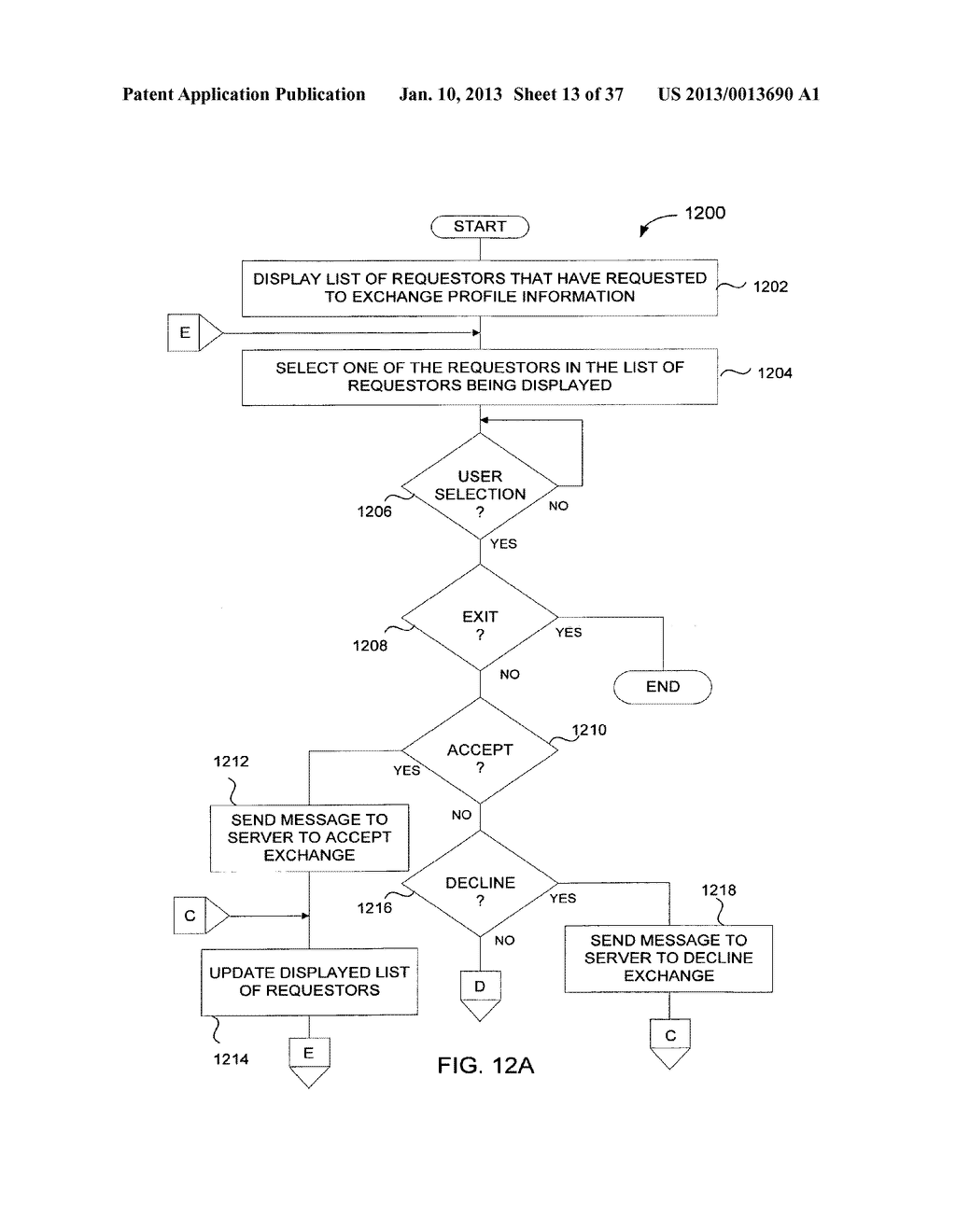 Method and System for Controlled Distribution of Information Over a     Network - diagram, schematic, and image 14