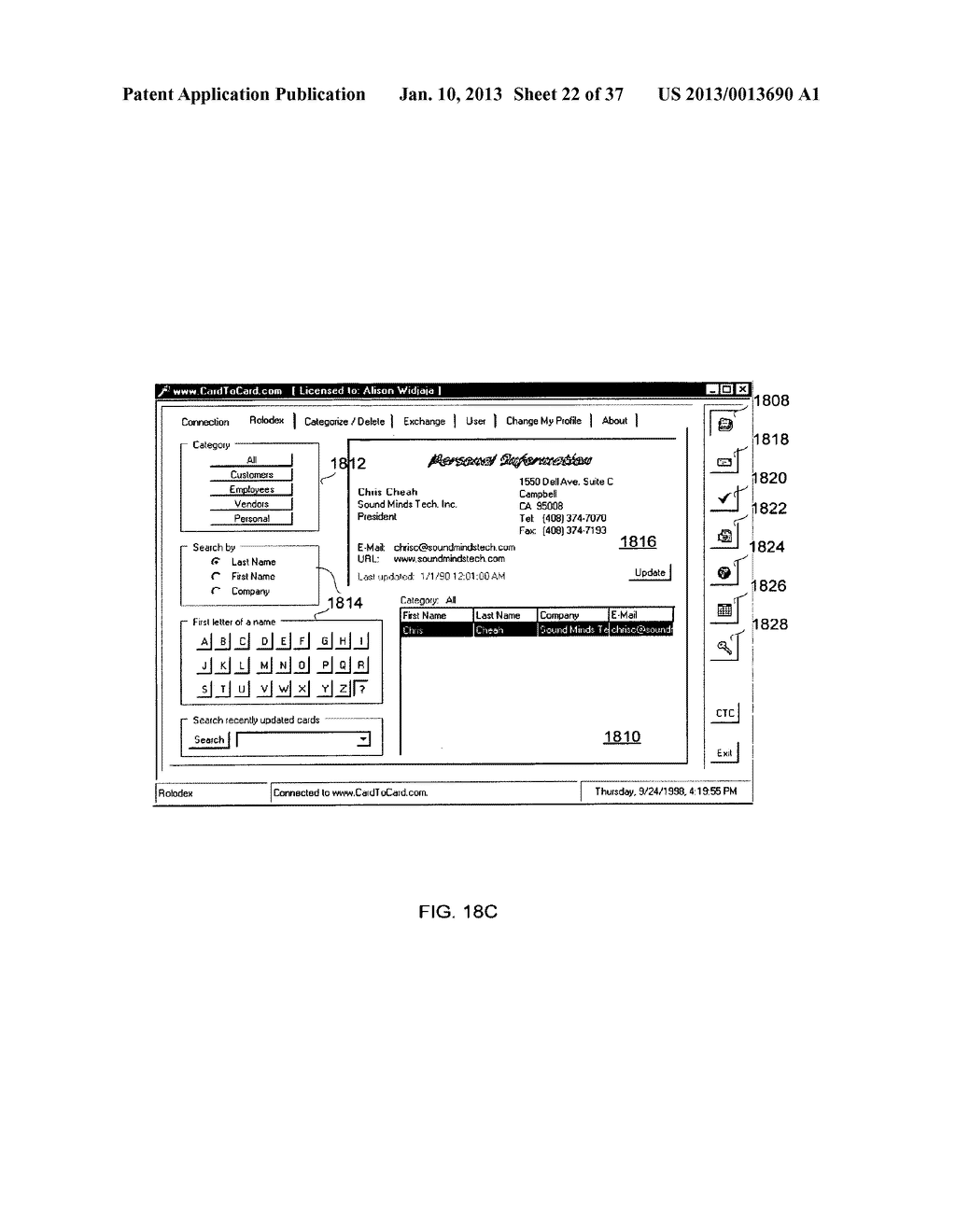 Method and System for Controlled Distribution of Information Over a     Network - diagram, schematic, and image 23