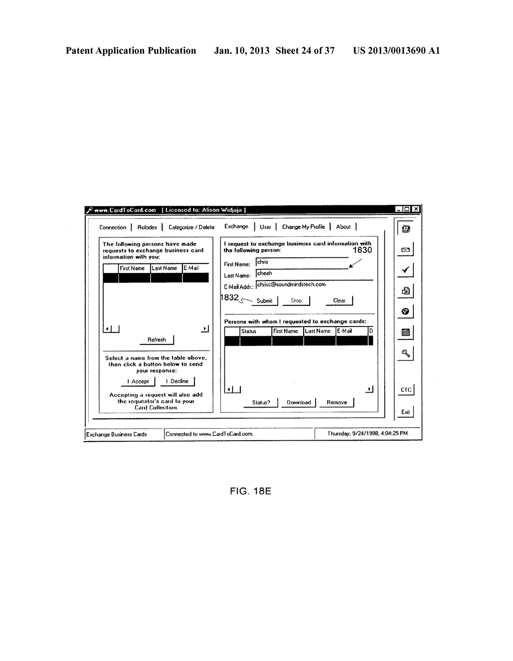 Method and System for Controlled Distribution of Information Over a     Network - diagram, schematic, and image 25