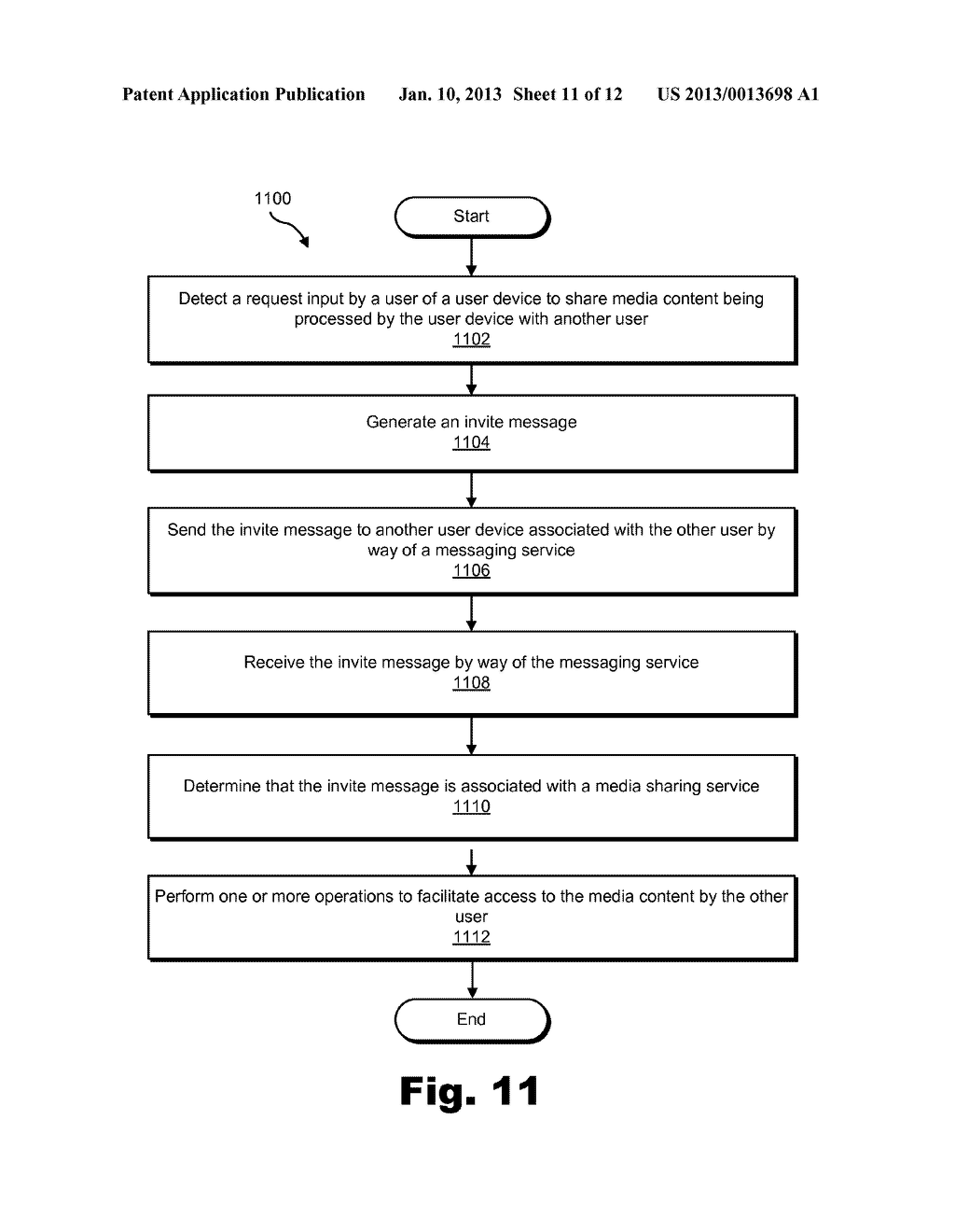 SYSTEMS AND METHODS FOR SHARING MEDIA CONTENT BETWEEN USERS - diagram, schematic, and image 12