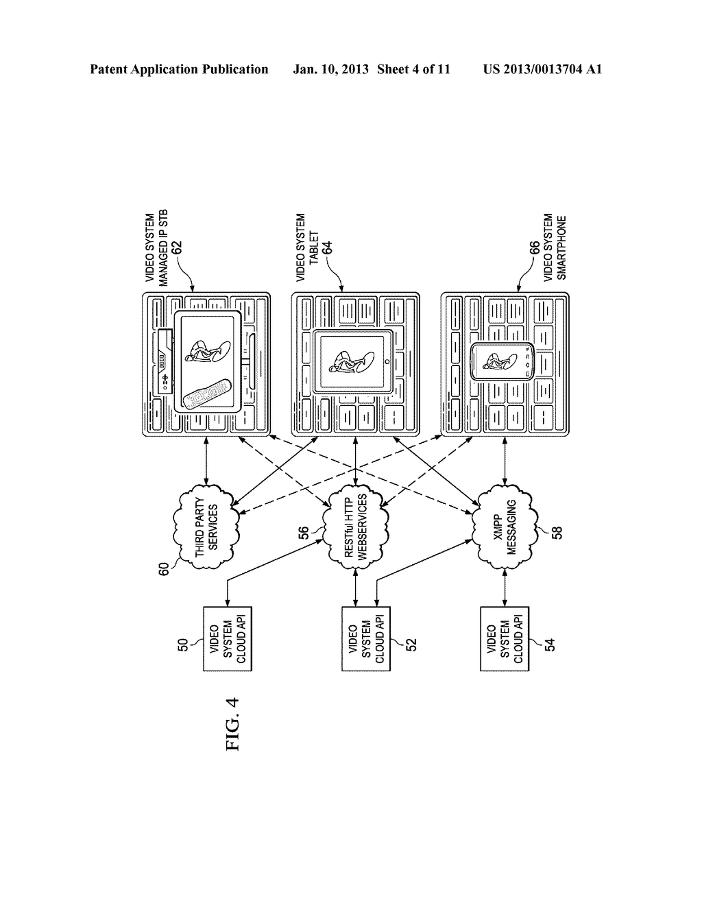 SYSTEM AND METHOD FOR PROVIDING A MESSAGE AND AN EVENT BASED VIDEO     SERVICES CONTROL PLANE - diagram, schematic, and image 05