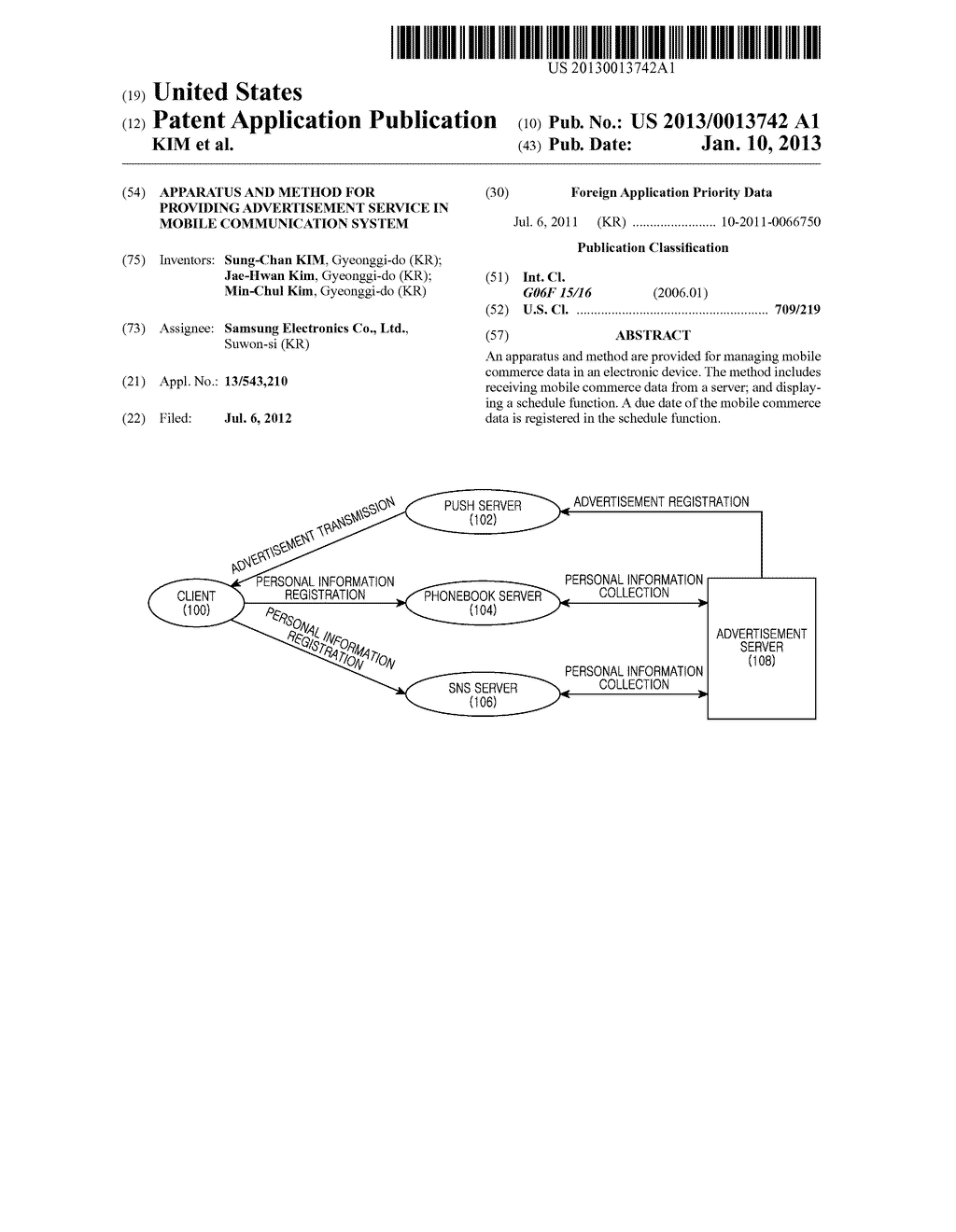 APPARATUS AND METHOD FOR PROVIDING ADVERTISEMENT SERVICE IN MOBILE     COMMUNICATION SYSTEM - diagram, schematic, and image 01