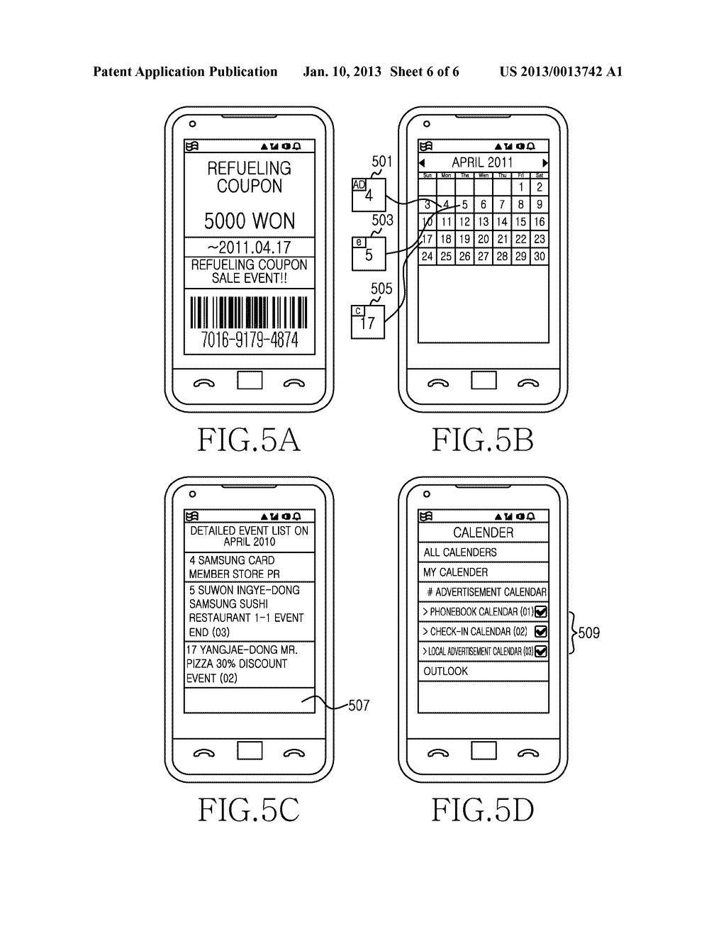 APPARATUS AND METHOD FOR PROVIDING ADVERTISEMENT SERVICE IN MOBILE     COMMUNICATION SYSTEM - diagram, schematic, and image 07