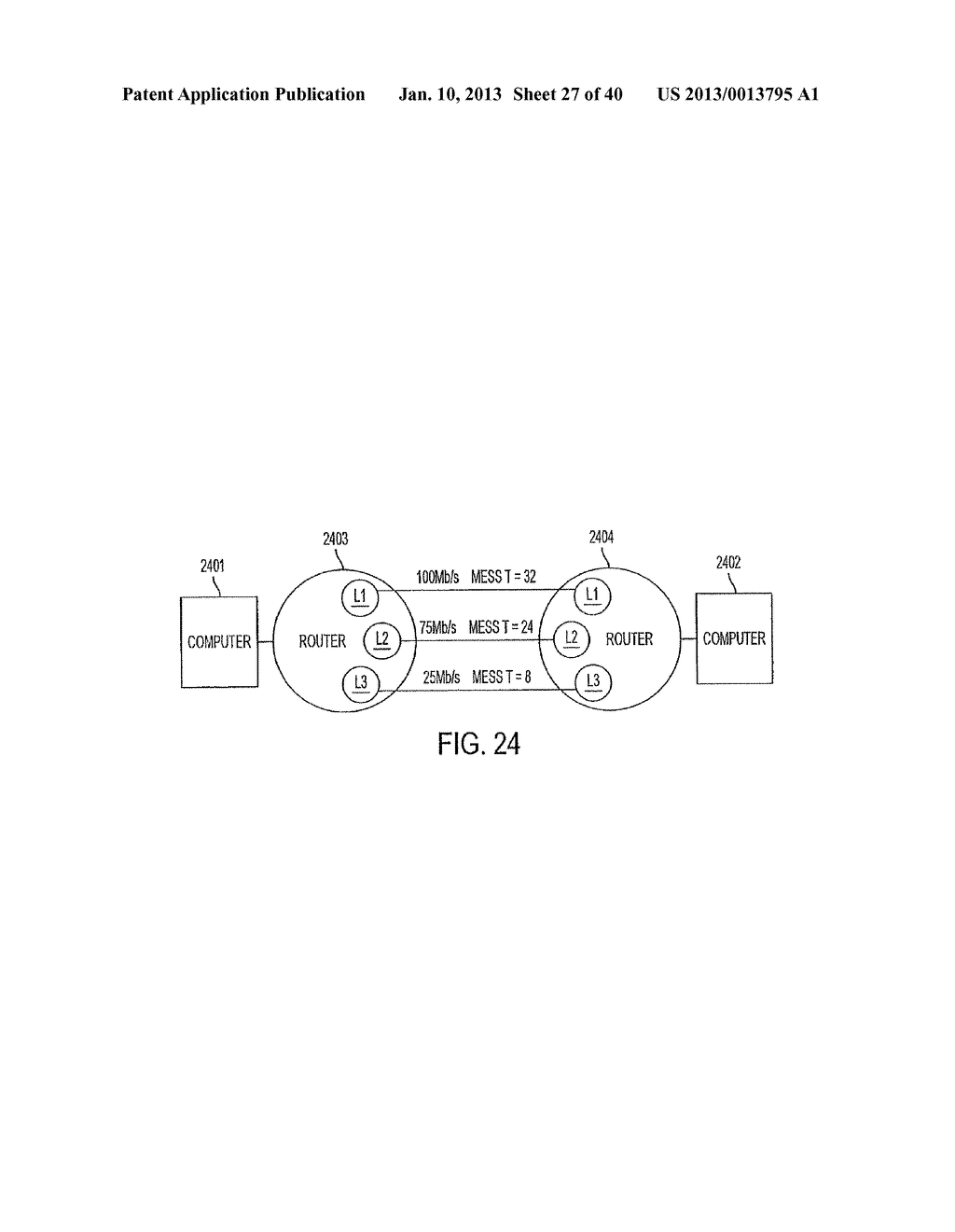 ESTABLISHING SECURE COMMUNICATION LINK BETWEEN COMPUTERS OF VIRTUAL     PRIVATE NETWORK - diagram, schematic, and image 28