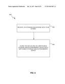 STORAGE SUB-SYSTEM FOR A COMPUTER COMPRISING WRITE-ONCE MEMORY DEVICES AND     WRITE-MANY MEMORY DEVICES AND RELATED METHOD diagram and image