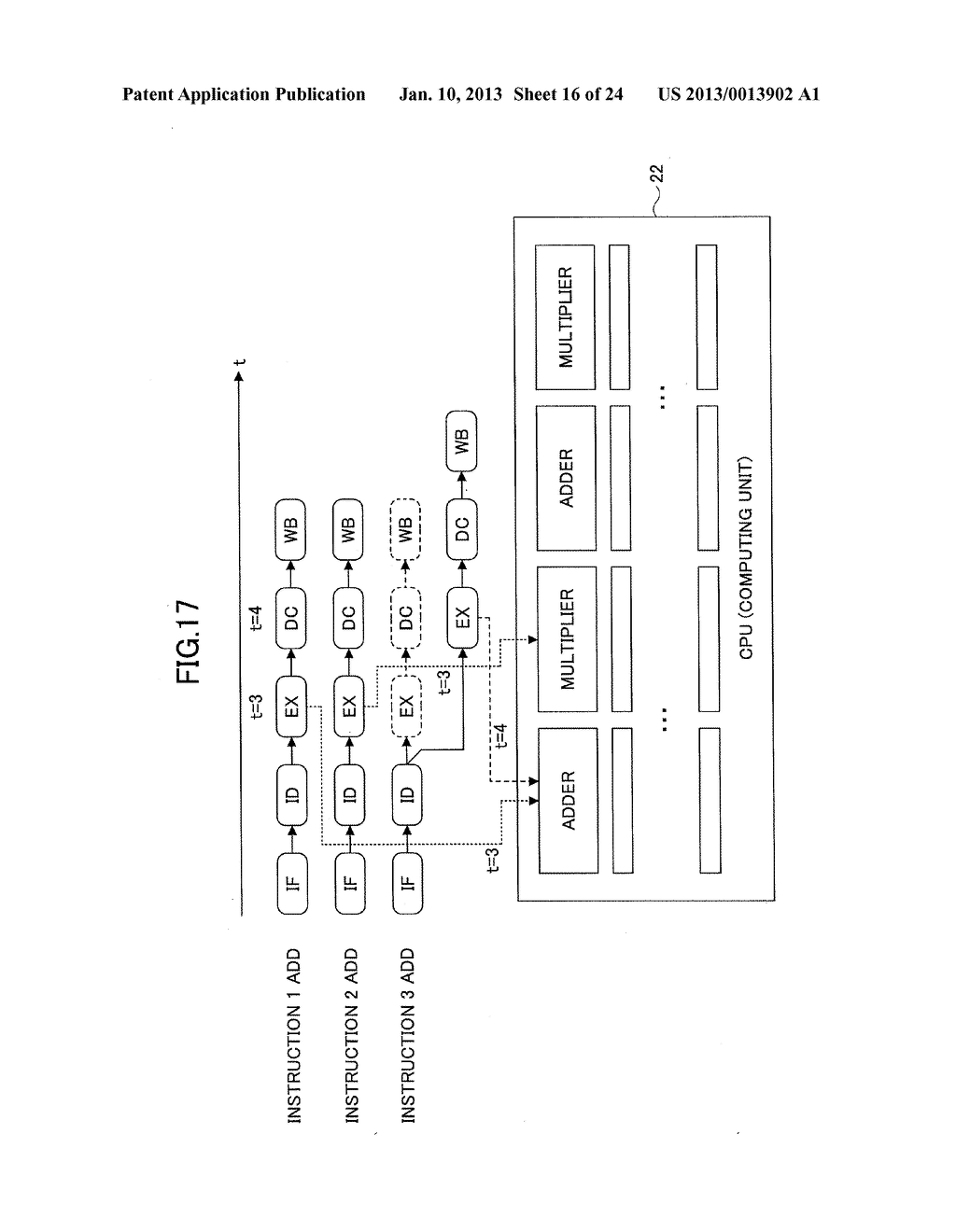 DYNAMICALLY RECONFIGURABLE PROCESSOR AND METHOD OF OPERATING THE SAME - diagram, schematic, and image 17