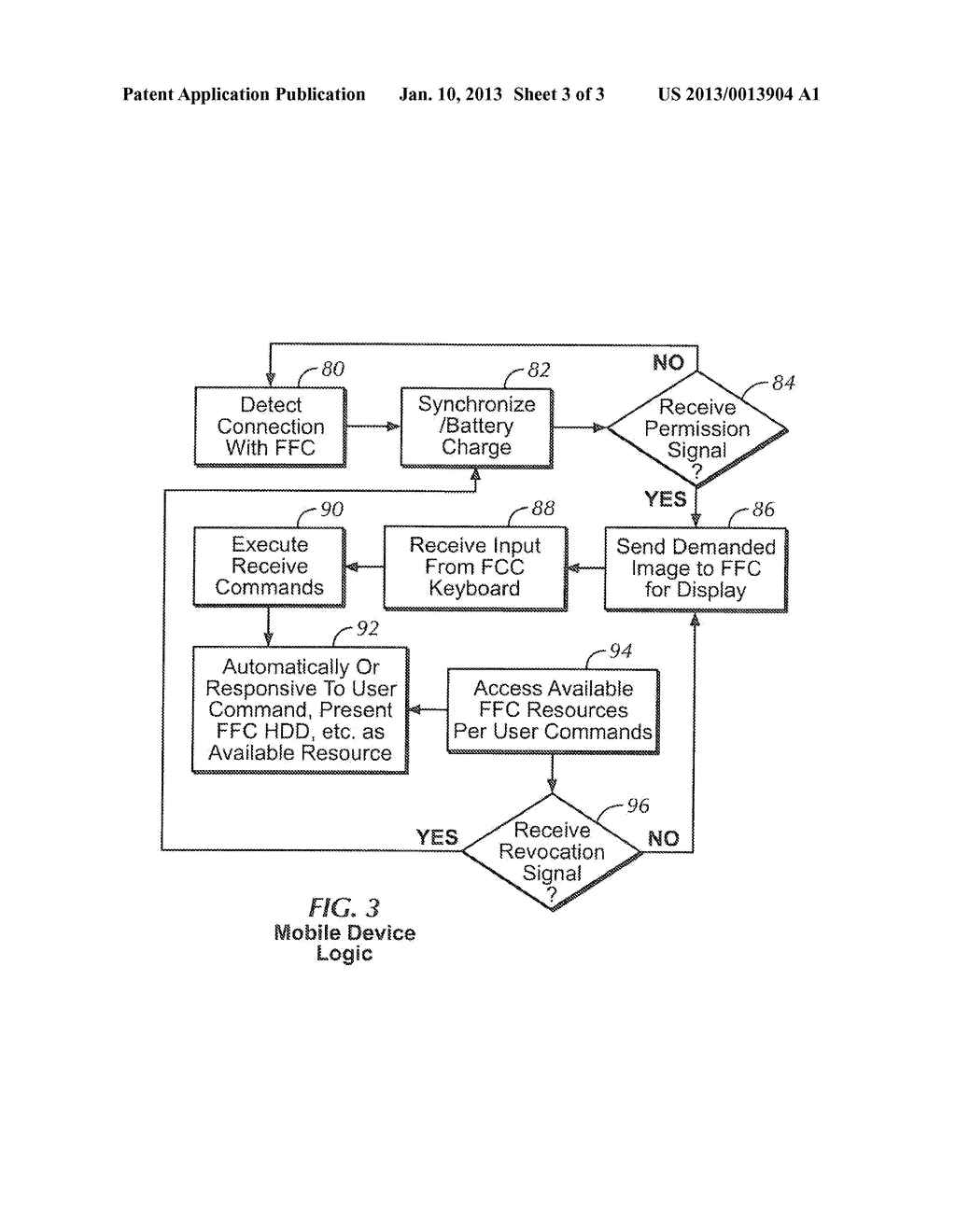 MOBILE COMPUTER CONTROL OF DESKTOP INPUT/OUTPUT FEATURES WITH MINIMAL     OPERATING SYSTEM REQUIREMENT ON DESKTOP - diagram, schematic, and image 04