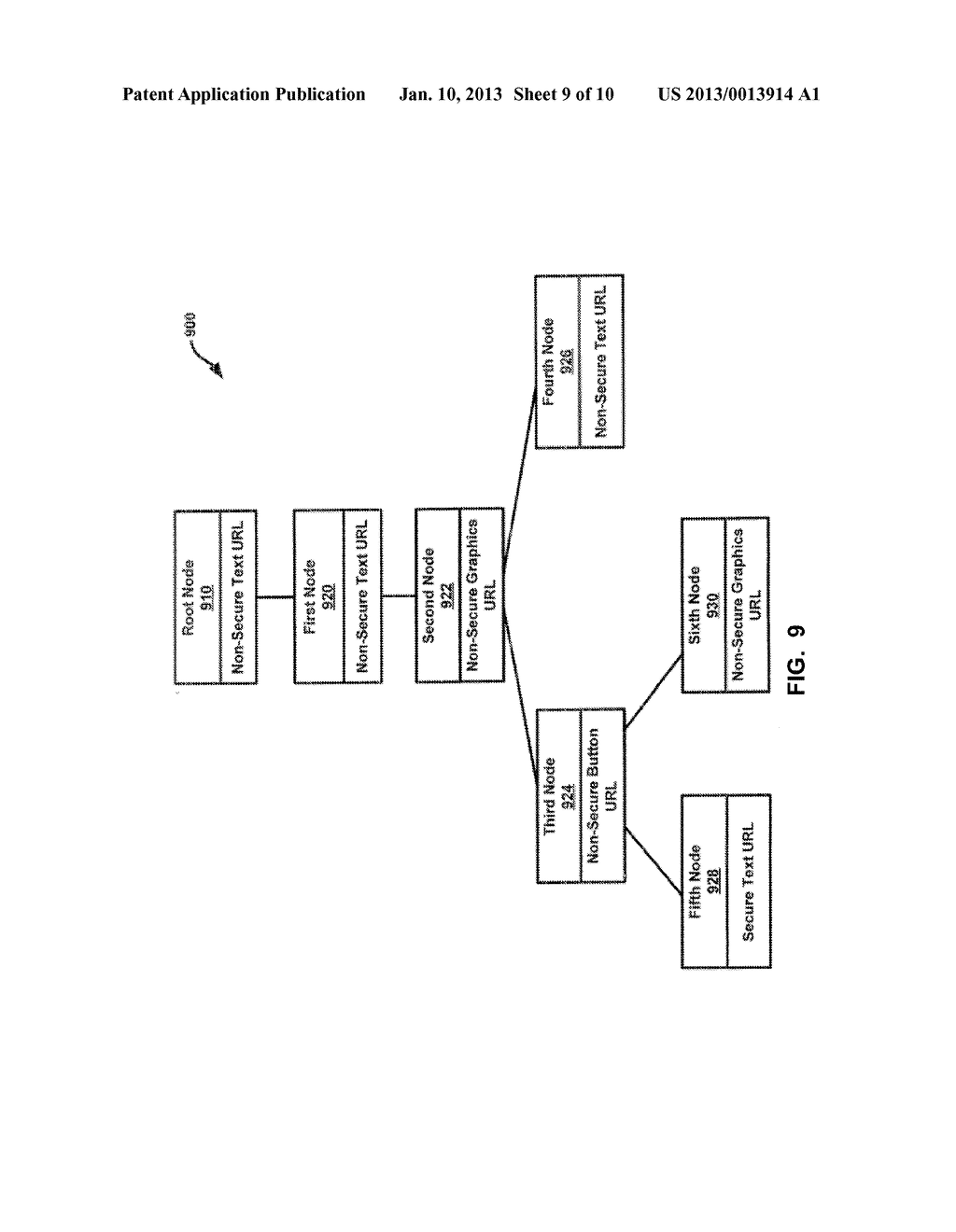 System and Method for Monitoring Secure Data on a Network - diagram, schematic, and image 10