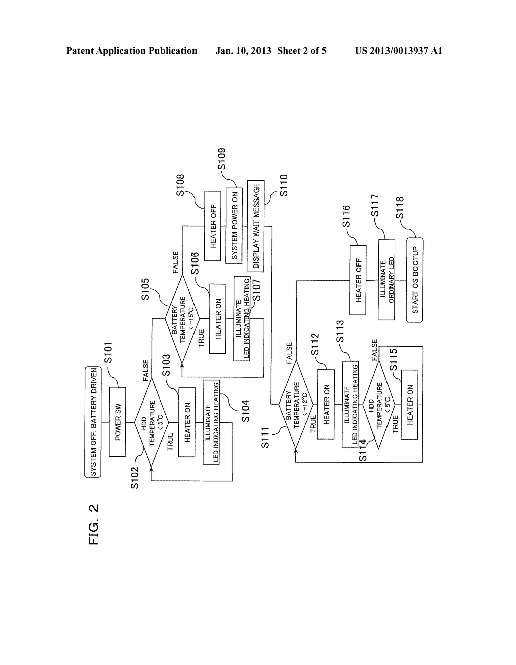 Information Processing Device and Method for Starting Up Information     Processing Device - diagram, schematic, and image 03